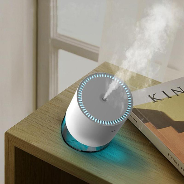 350ml Ultrasonic Air Humidifier Mini Angle Adjustment Car Air Purifier, Spec: USB Plug Green