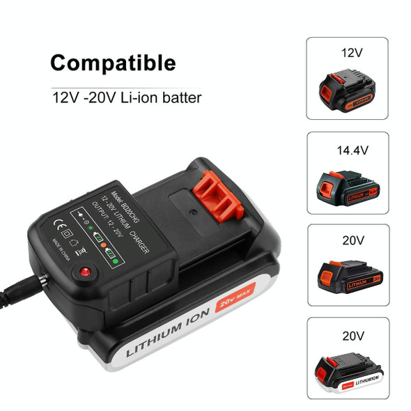 BD20CHG For Battery 20V Lithium Battery Charger Electric Tool Accessories, Plug: US