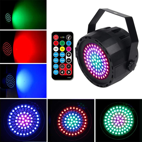 12W 78 LED Par Lights for Stage RGB LED DMX Controlled Sound Activated Remote for Wedding, Party, KTV 