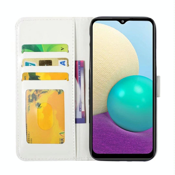 For OPPO Reno8 Oil Embossed 3D Drawing Leatherette Phone Case(Feather)