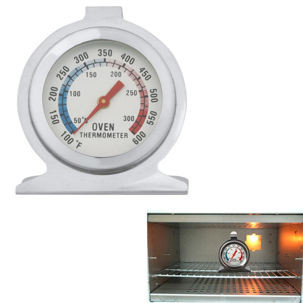 High Quality Stainless Steel Stand Up Oven Thermometer Gauge Gage (0-300 Degree Centigrade)(Silver)