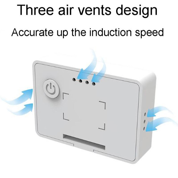 Household Indoor Mini Smiley Electronic Temperature And Humidity Meter With Stand(White)