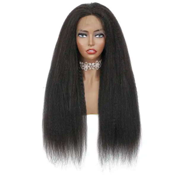 Kinky Straight Synthetic Hair Wig