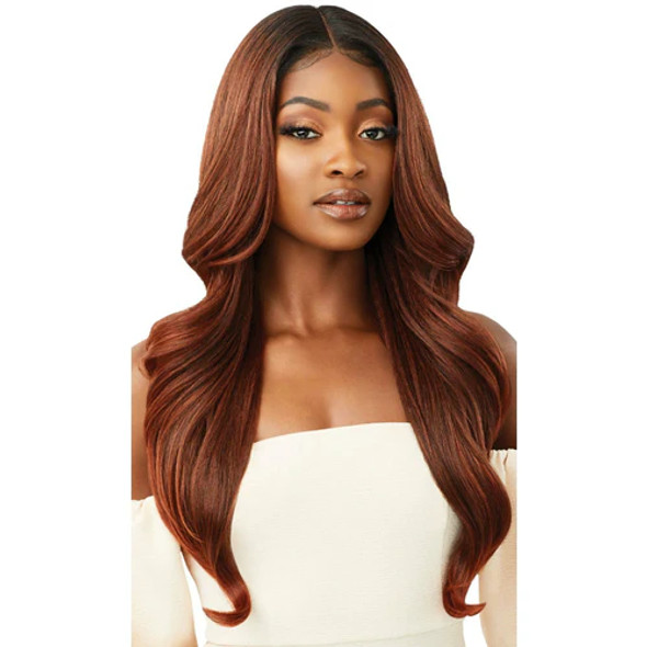 Luxurious Long Wave Synthetic Wig - Natural Look & Versatile Style
