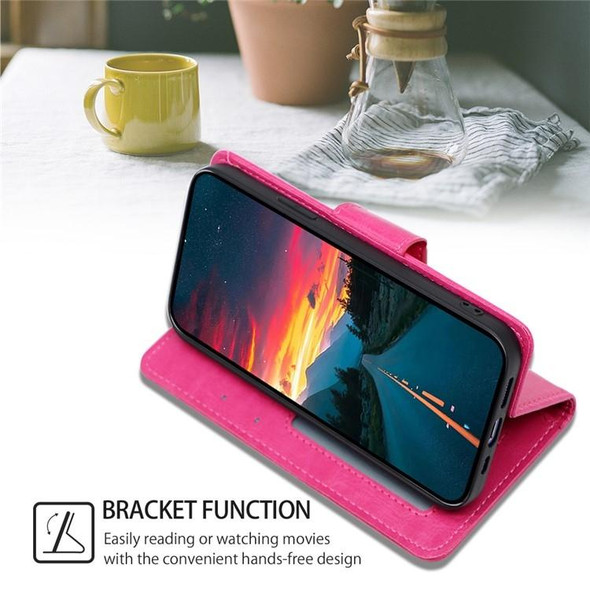 For Infinix GT 10 Pro 5G Crystal Texture Leatherette Phone Case(Rose Red)