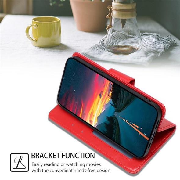 For OnePlus Ace 2 Pro Crystal Texture Leatherette Phone Case(Red)