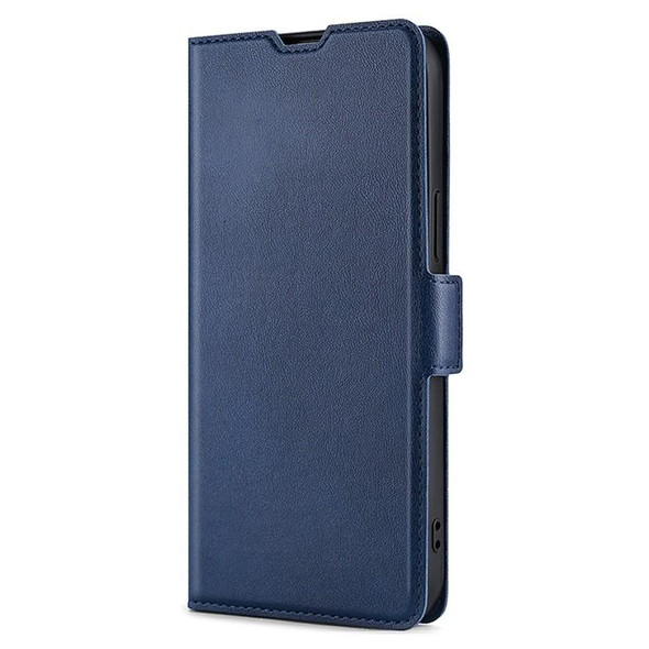 For Motorola Moto G Stylus 2023 4G Ultra-thin Voltage Side Buckle Horizontal Flip Leatherette Phone Case(Blue)