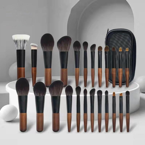 12-in-1 Mini Cosmetic Brush Short Handle Powder Brush Set Facial Makeup Tool(A Type)