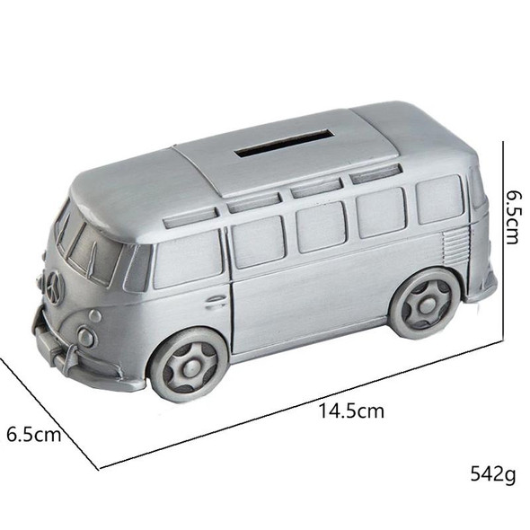 14.5 x 6.5 x 6.5 cm Car Coin Bank Zinc Alloy Crafts Children Gifts