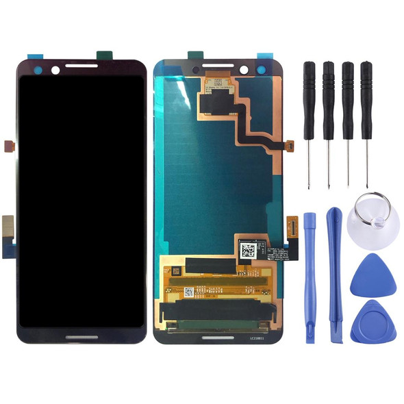 LCD Screen and Digitizer Full Assembly for Google Pixel 3(Black)