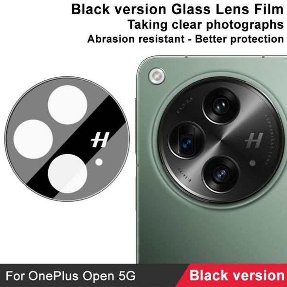 For OPPO Find N3 / OnePlus Open IMAK Rear Camera Lens Glass Film Black Version