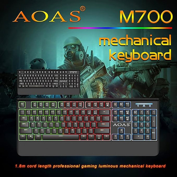 AOAS Gaming Keyboard Mechanical Model