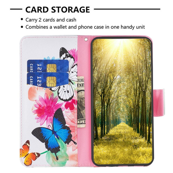 For Tecno Camon 20/Camon 20 Pro 4G Colored Drawing Pattern Leatherette Phone Case(Butterflies)