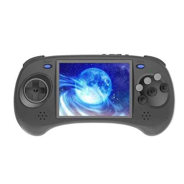 ANBERNIC RG ARC-S Handheld Game Console 4-Inch IPS Screen Linux System Portable Video Arcade 256G(Transparent Black)