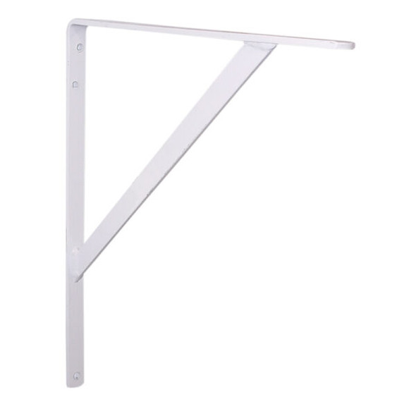 Heavy Duty Shelf Bracket  White