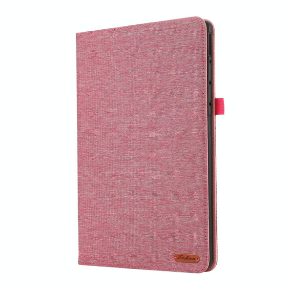 For Huawei MatePad Pro 13.2 Fabric Leatherette Tablet Case(Rose Red)