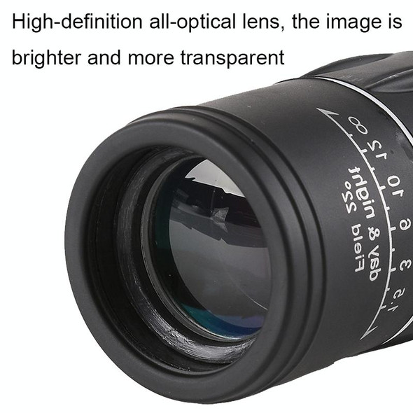 16x52 High Definition Outdoor Bird Viewing Monocular Telescope, Spec: Green Film Standard