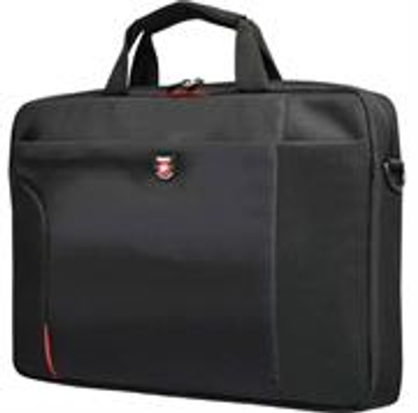 Port Houston 15.6" Black Top Loader Notebook Case, Retail Box, 1 year Limited Warranty