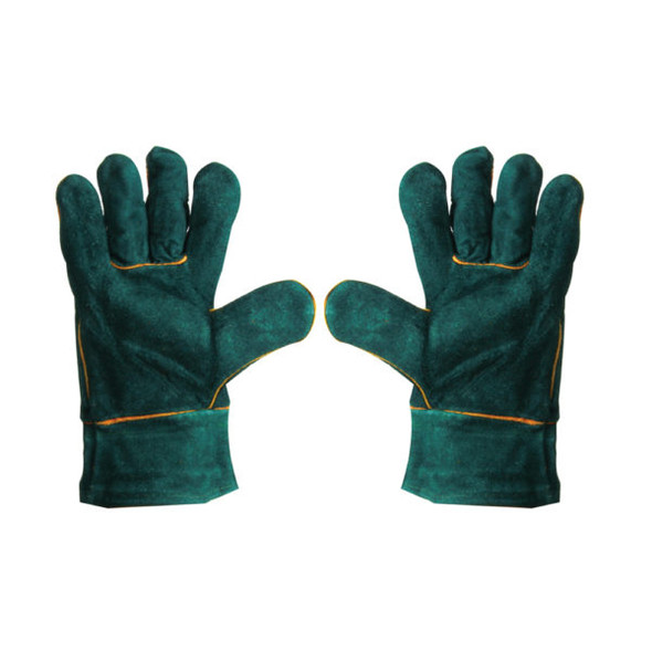 Tradeweld Green Welder's Wrist Gloves