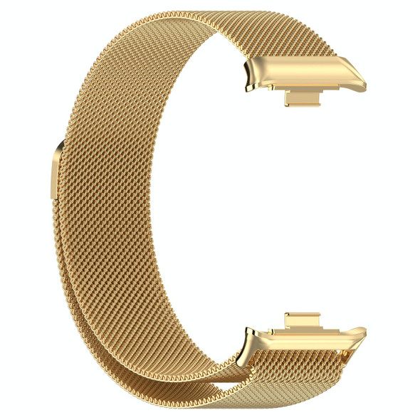 For Redmi Watch 4 Milan Magnetic Steel Mesh Watch Band(Gold)