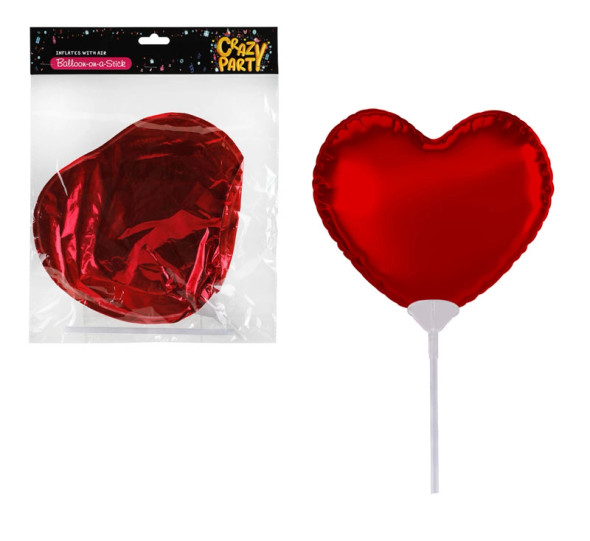 Balloon With Stick Air Inflate Love