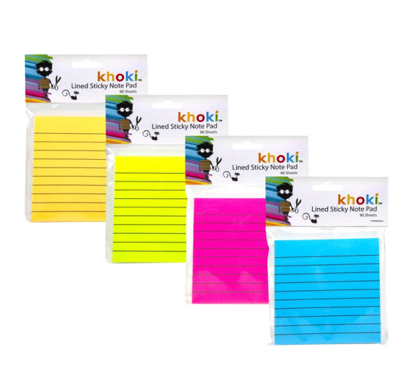 Self Adhesive Sticky Notes Lined