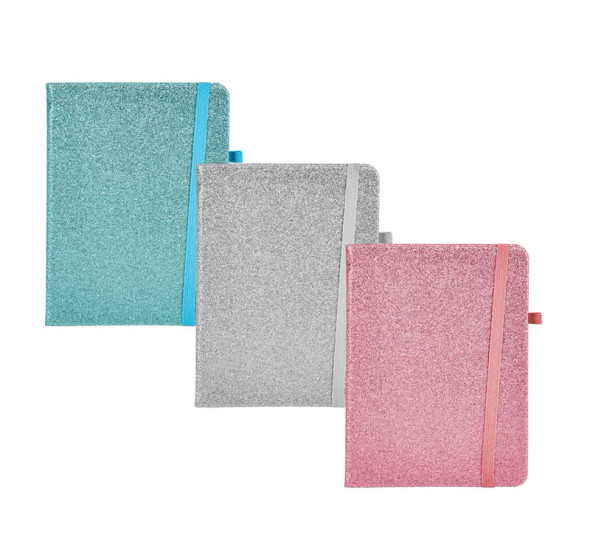 Novelty A5 Glitter Notebook