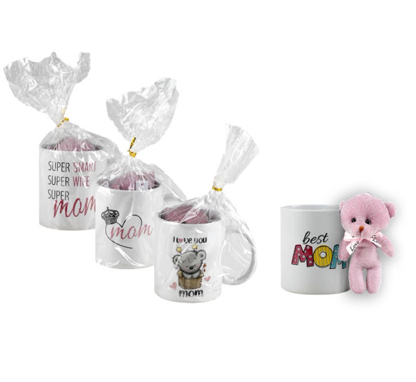 Mug Occasions Mom With Plush