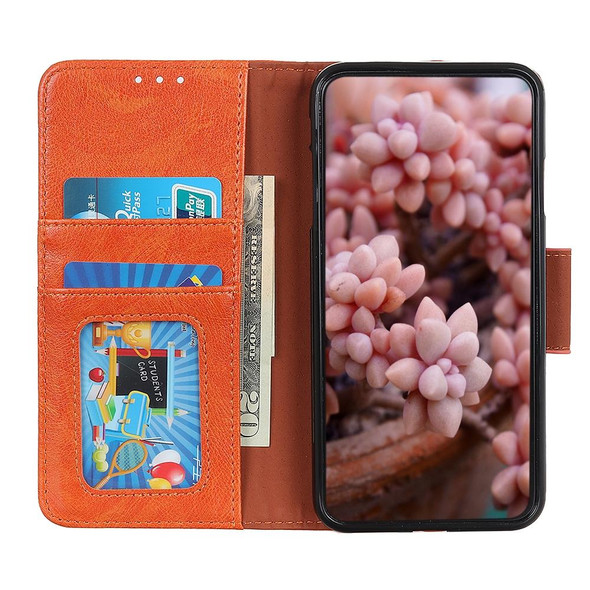 Sony Xperia 1 IV Nappa Texture Leather Phone Case(Orange)