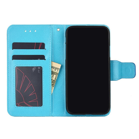 Asus Zenfone 7 / 7 Pro Crystal Texture Leatherette Phone Case(Light Blue)
