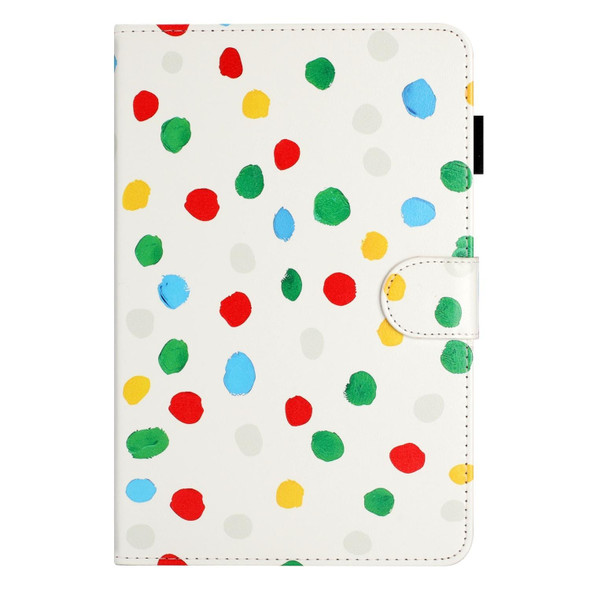 7 inch Dot Pattern Leatherette Tablet Case(White Colorful Dot)