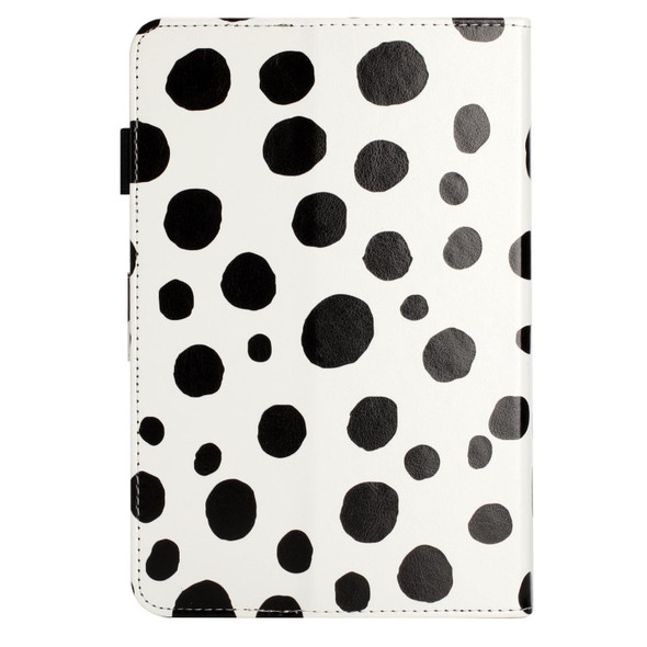 10 inch Dot Pattern Leatherette Tablet Case(White Black Dot)