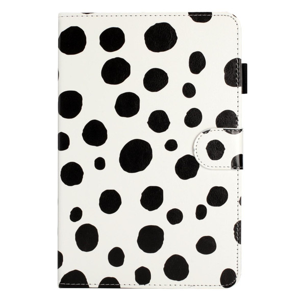 10 inch Dot Pattern Leatherette Tablet Case(White Black Dot)