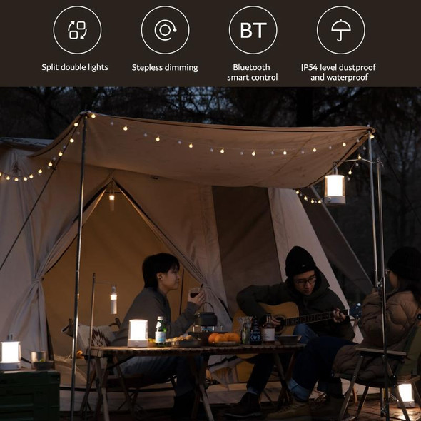 Original Xiaomi Mijia Separable Camping Light Flashlight 2 in 1