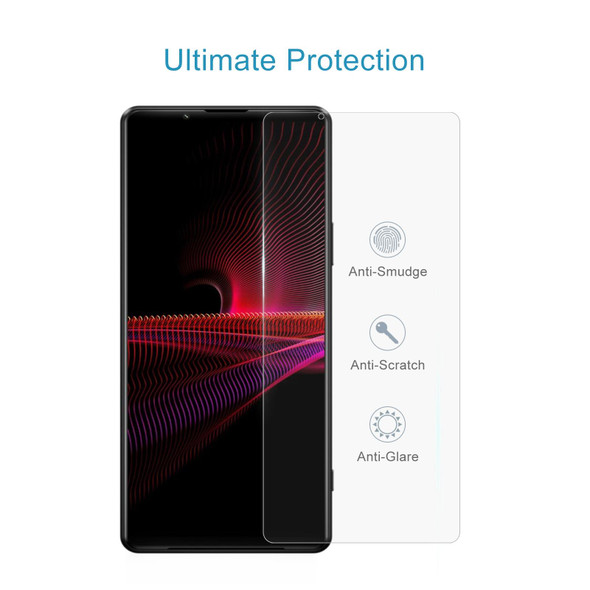 50 PCS 0.26mm 9H 2.5D Tempered Glass Film - Sony Xperia 1 IV