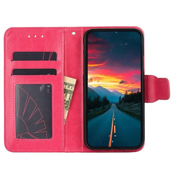 For Huawei Mate 60 Pro+ / 60 Pro Crystal Texture Leatherette Phone Case(Rose Red)