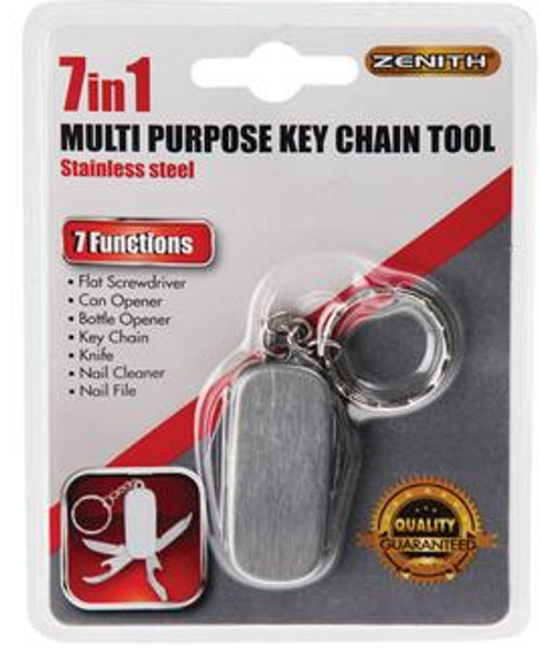 Pocket Tool 7 In 1 Mini with Key Chain