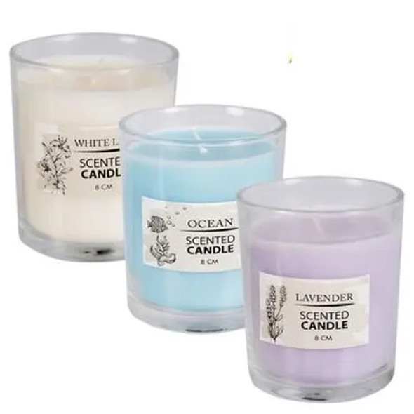 Scented Candles in Holders