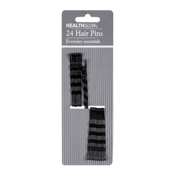 Hair Pins Black 65mm 24Pc