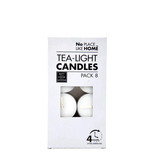 Candle Tea-Light White 3.5cm Box-8