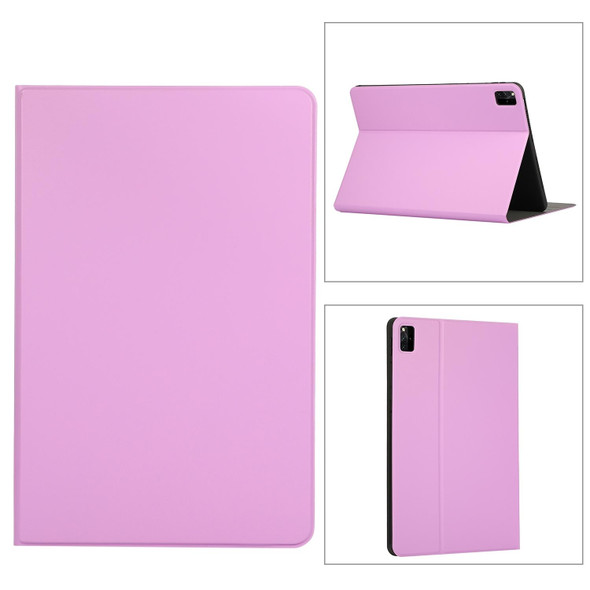 For Lenovo Tab M11 / Xiaoxin Pad 11 2024 Voltage Elastic Texture Flip Tablet Leatherette Case(Purple)