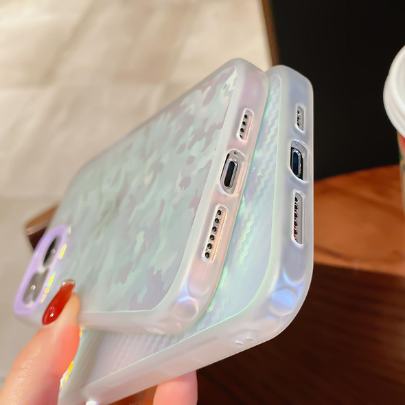 Color Matching Lens Chameleon Series Protective Phone Case - iPhone 13 Pro(Carbon Fiber)