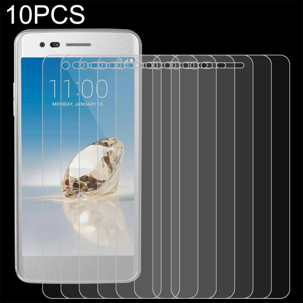 10 PCS 0.26mm 9H 2.5D Tempered Glass Film - LG Aristo