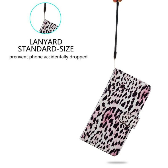 For ZTE Blade A73 4G Painted Pattern Horizontal Flip Leather Phone Case(Leopard)