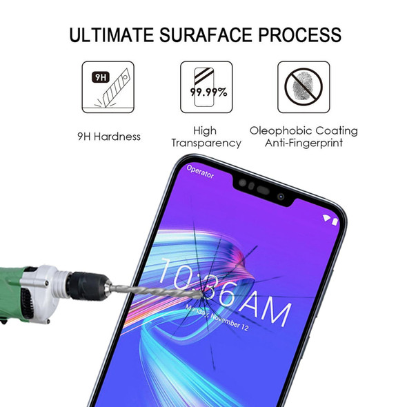 Asus Zenfone Max M2 ZB633KL 25 PCS Full Glue Full Cover Screen Protector Tempered Glass Film