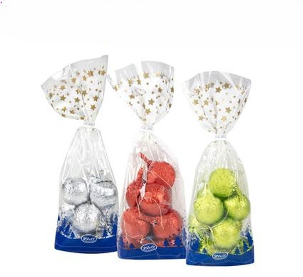 Xmas Confectionary Chocolate Klett Bauble Bag 100g (T)