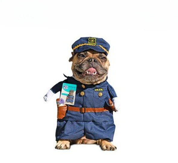 Pet Dog Novelty Clothing Police