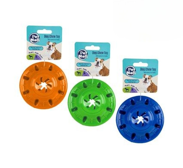 Pet Dog Toy UFO TPR for Treats 10cm