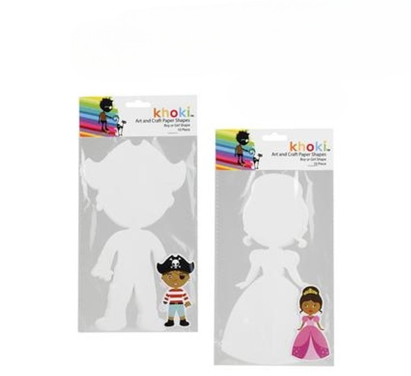 Art+Craft Shapes Boy/Girl 10pc