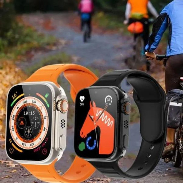 7-in-1 Ultra 8 Smartwatch with HD Screen & Health Monitoring